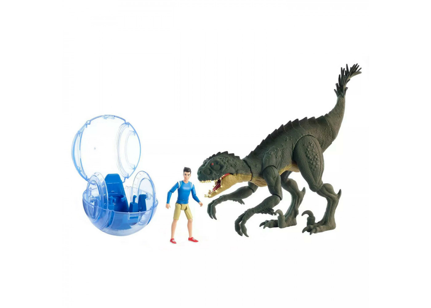 Динозавр Скорпиос Рекс с Фигуркой Кенджи Jurassic World Kenji & Scorpios Rex Mattel HBX55