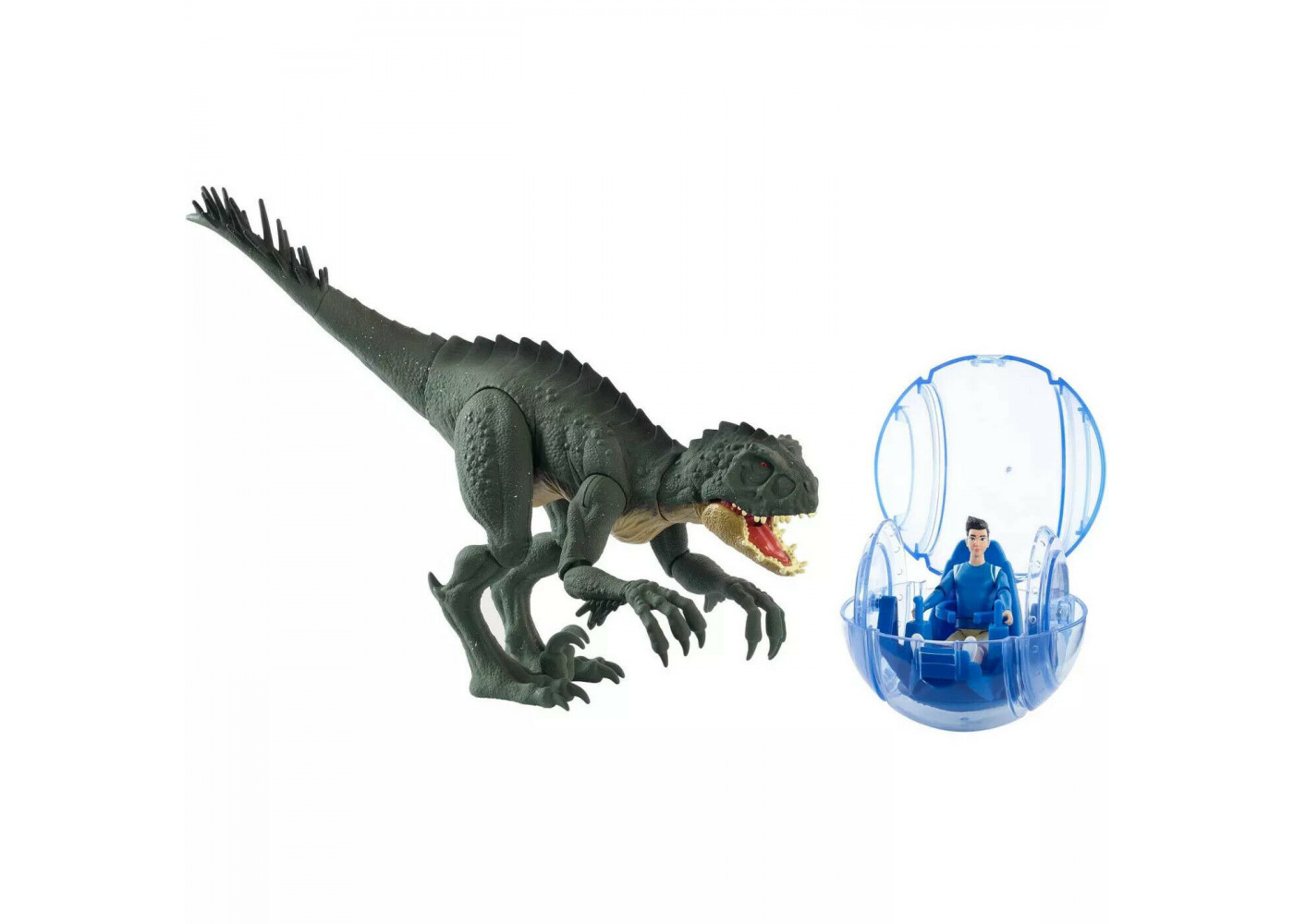 Динозавр Скорпиос Рекс с Фигуркой Кенджи Jurassic World Kenji & Scorpios Rex Mattel HBX55