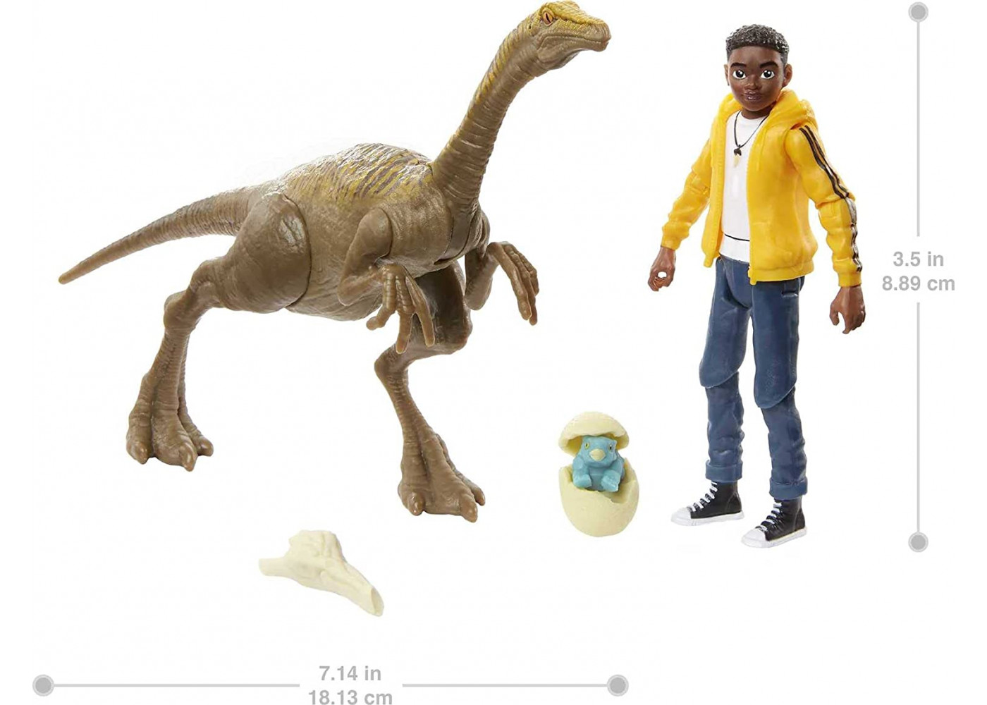 Набор Фигурок Дариус и Галлимим Jurassic World Darius & Gallimimus Mattel HBY63