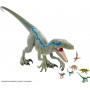 Огромный Динозавр Велоцираптор Блю 107 см Jurassic World Velociraptor Blue Mattel GCT93