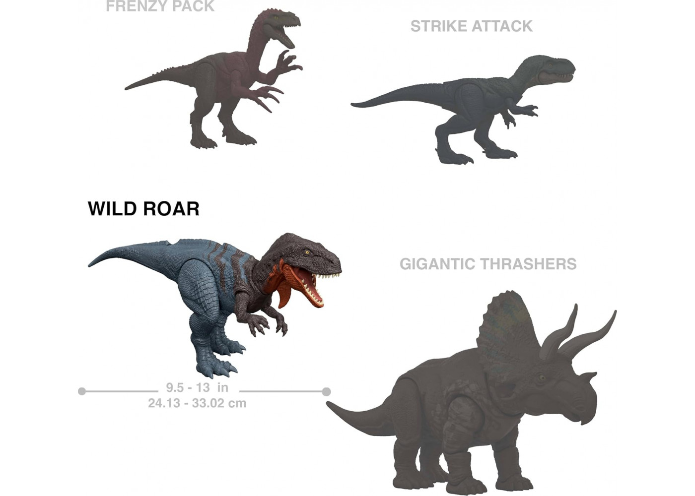 Динозавр Афровенатор 30 см Світ Юрського Періоду Виживання Jurassic Roar Survival Afrovenator Mattel JKL76