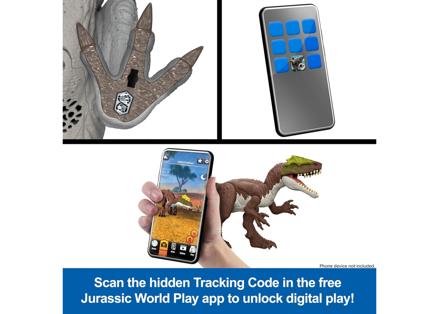 Динозавр Горгозавр 37 см Мир Юрского Периода Выживание Jurassic World Survival Gorgosaurus Mattel JKL86