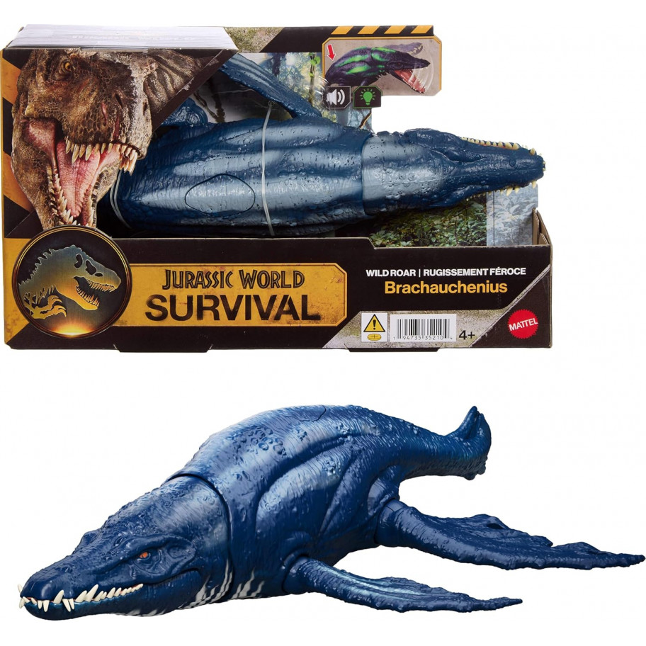 Динозавр Брахаухеніус Світ Юрського Періоду Jurassic World Survival Wild Roar Brachauchenius Mattel JKL79
