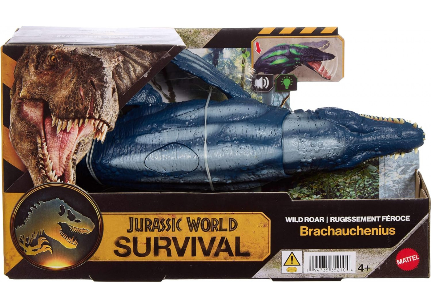 Динозавр Брахаухеніус Світ Юрського Періоду Виживання Jurassic World Survival Wild Roar Brachauchenius Mattel JKL79