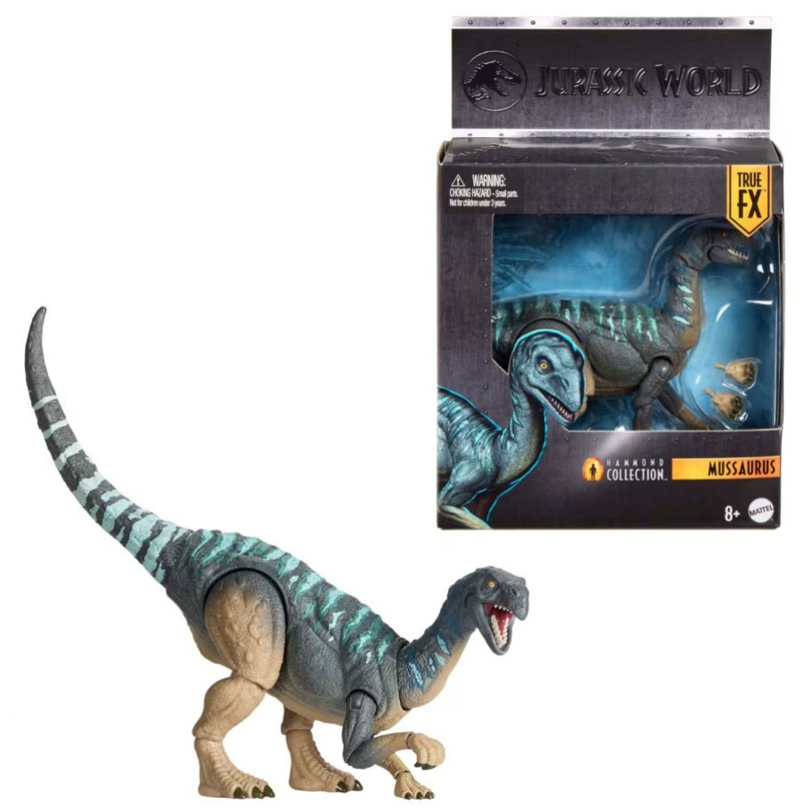 Динозавр Мусзавр 21см Мир Юрского Периода Jurassic World Hammond Collection Mussaurus Mattel JKM89