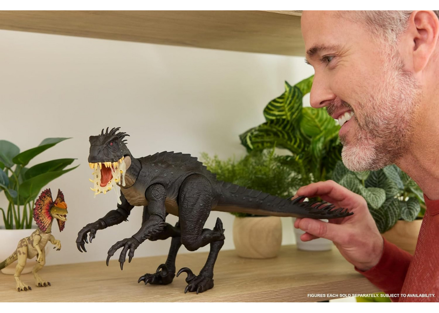 Динозавр Ділофозавр Світ Юрського Періоду Jurassic World Hammond Collection Dilophosaurus Mattel JKM93