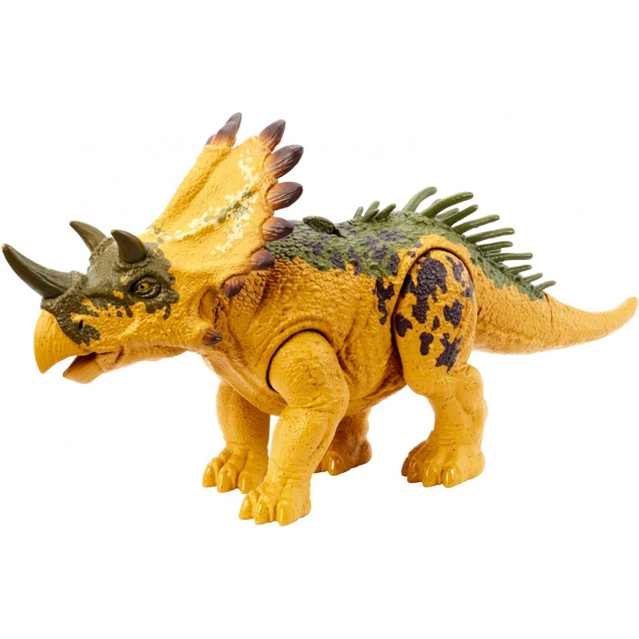 Динозавр Регалицератопс 28 см со Звуком Jurassic World Dino Trackers Regaliceratops Mattel HLP19