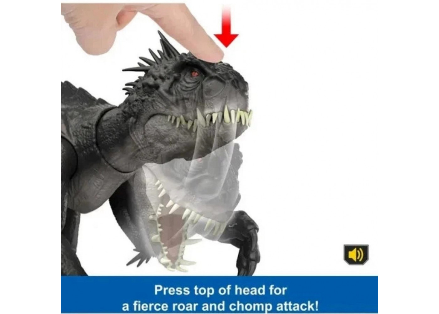 Динозавр Скорпіос Рекс звуки Світ Юрського Періоду Jurassic World Ultimate Damage Scorpios Rex Mattel JCG25