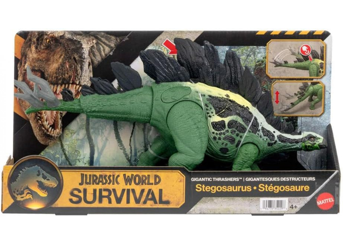 Динозавр Стегозавр 35 см Мир Юрского Периода Выживание Jurassic World Survival Stegosaurus Mattel JKL85