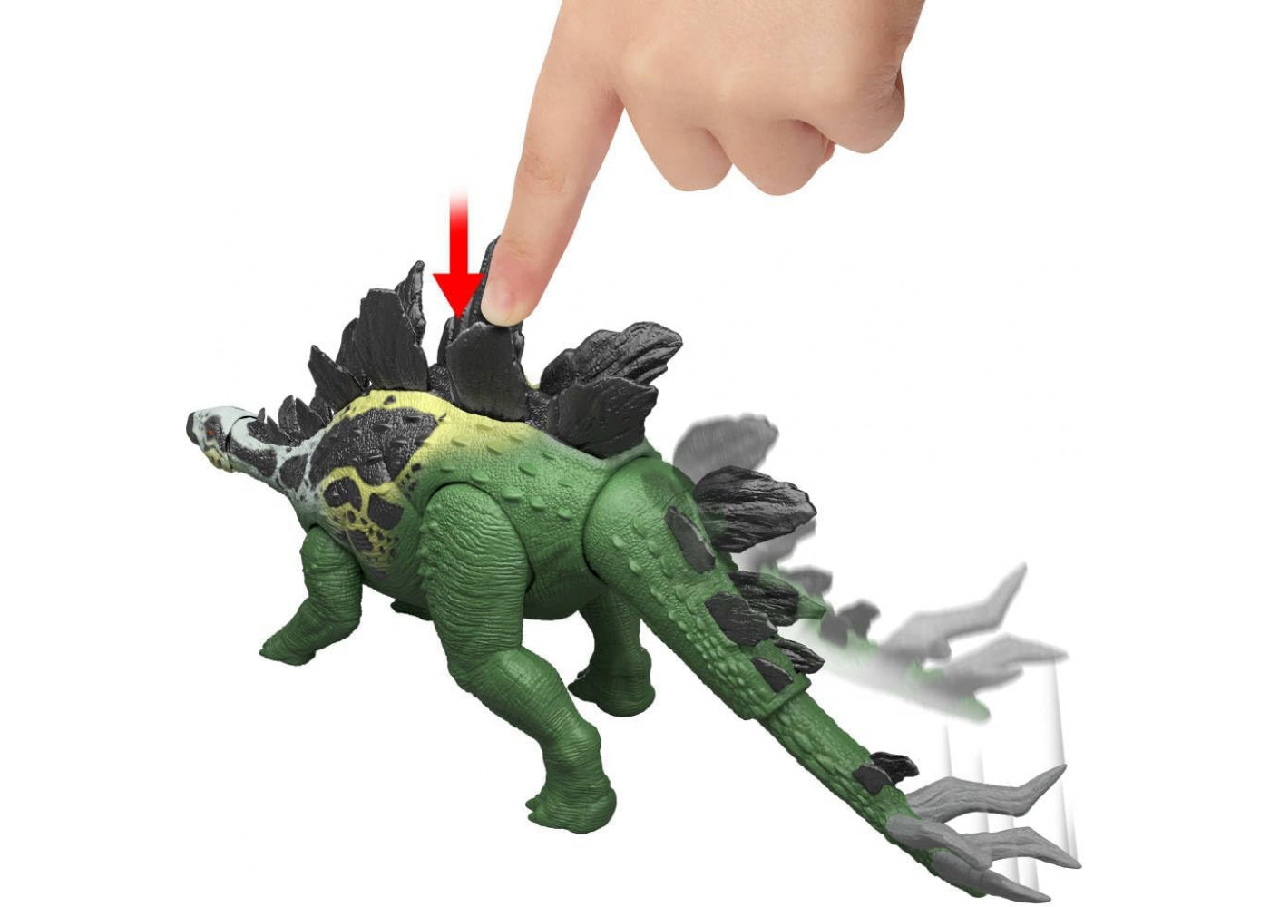 Динозавр Стегозавр 35 см Мир Юрского Периода Выживание Jurassic World Survival Stegosaurus Mattel JKL85