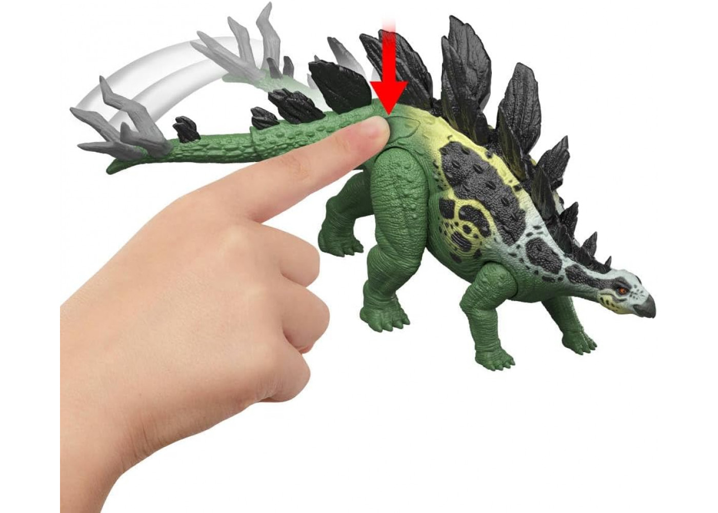 Динозавр Стегозавр 35 см Мир Юрского Периода Выживание Jurassic World Survival Stegosaurus Mattel JKL85
