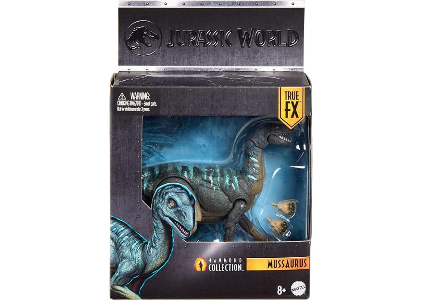 Динозавр Мусзавр 21см Мир Юрского Периода Jurassic World Hammond Collection Mussaurus Mattel JKM89