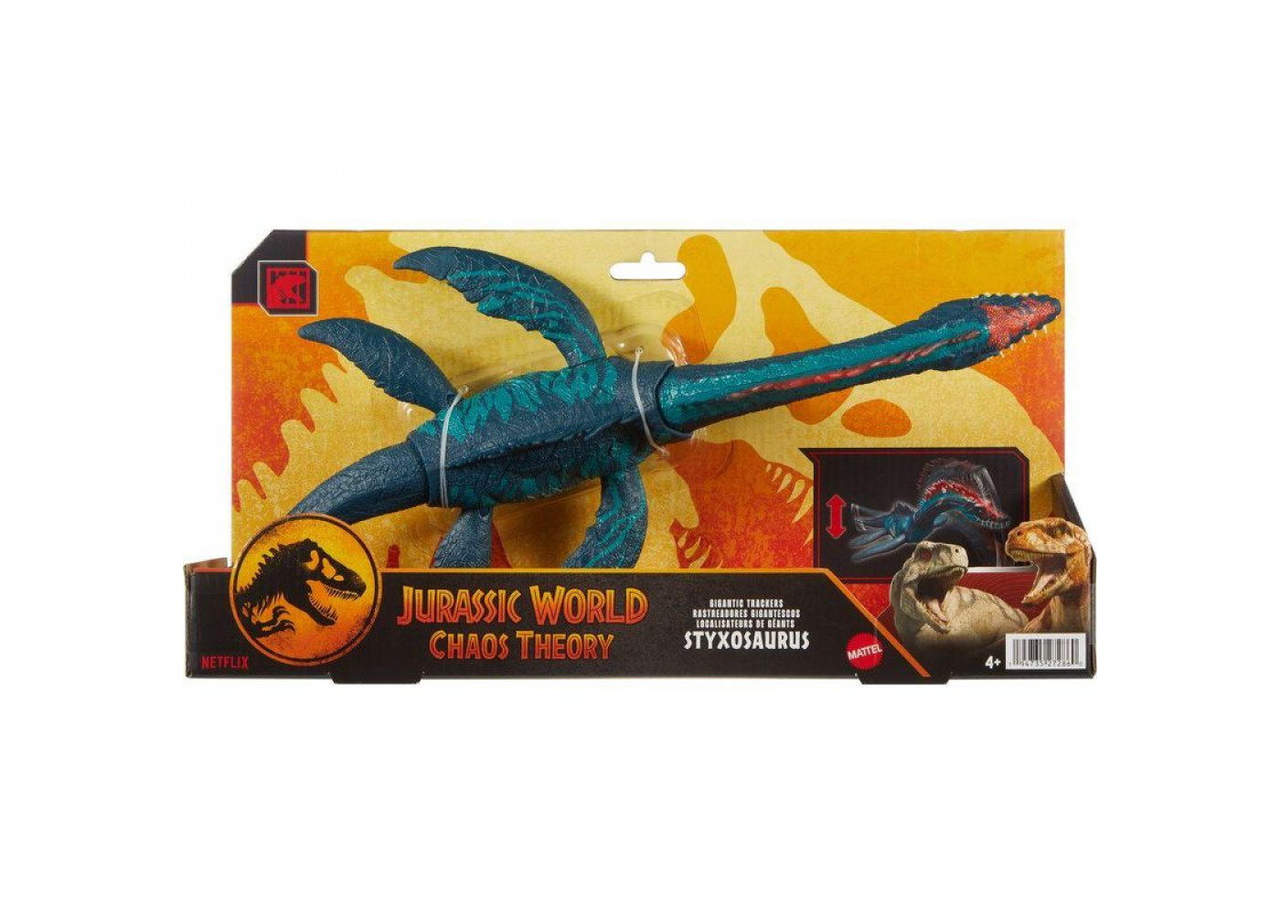 Фигурка Динозавр Стиксозавр 36 см Jurassic World Chaos Theory Styxosaurus Mattel JCL72