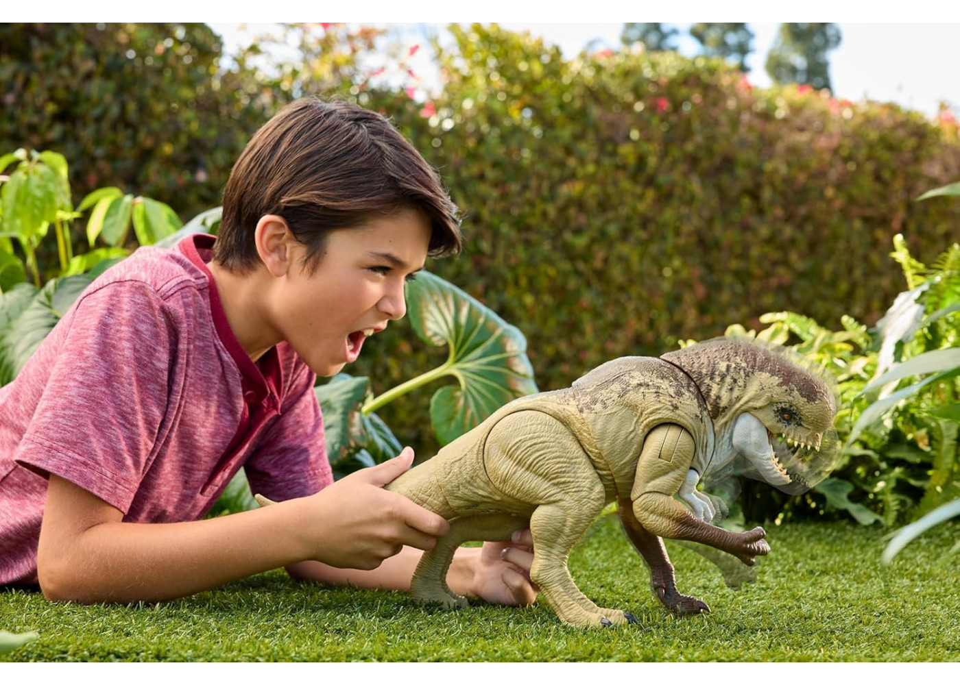 Фигурка Динозавр Дистортус Рекс Со Звуком Jurassic World Rebirth Distortus Rex Mattel JGB58