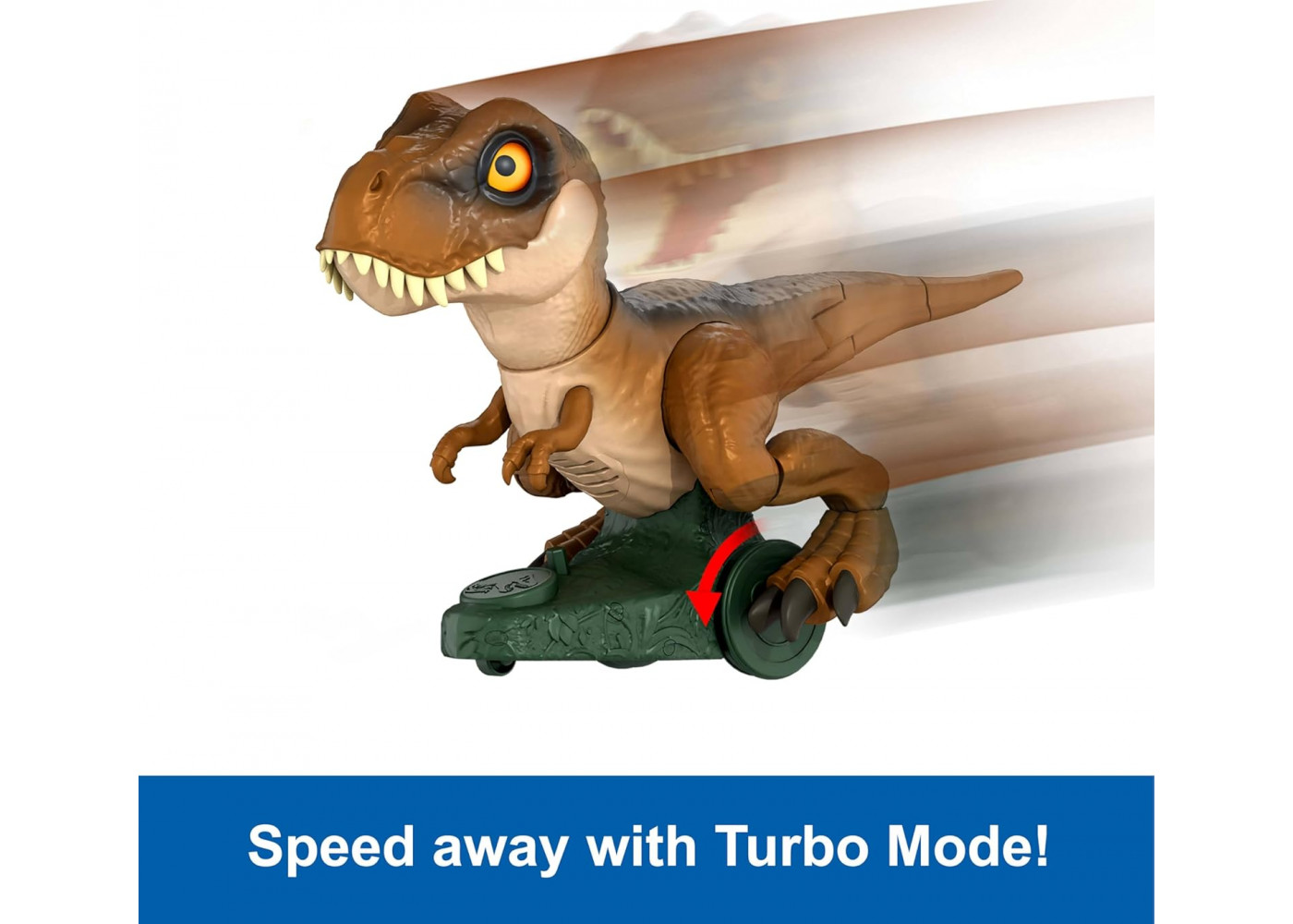 Динозавр Тиранозавр Рекс На Пульті зі Звуком Jurassic World Roarin’ Frenzy T Rex Mattel HTP60