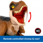Динозавр Тиранозавр Рекс На Пульті зі Звуком Jurassic World Roarin’ Frenzy T Rex Mattel HTP60