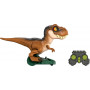Динозавр Тиранозавр Рекс На Пульті зі Звуком Jurassic World Roarin’ Frenzy T Rex Mattel HTP60