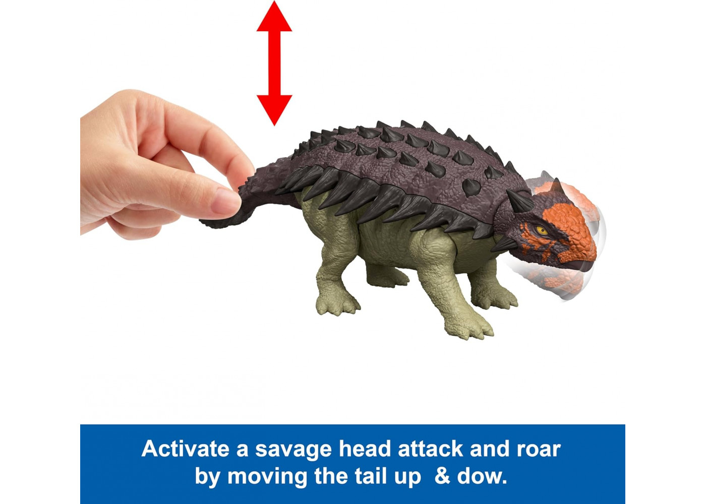 Фигурка Динозавр Анкилозавр Jurassic World Rebirth Collection Ankylosaurus Mattel JGB90