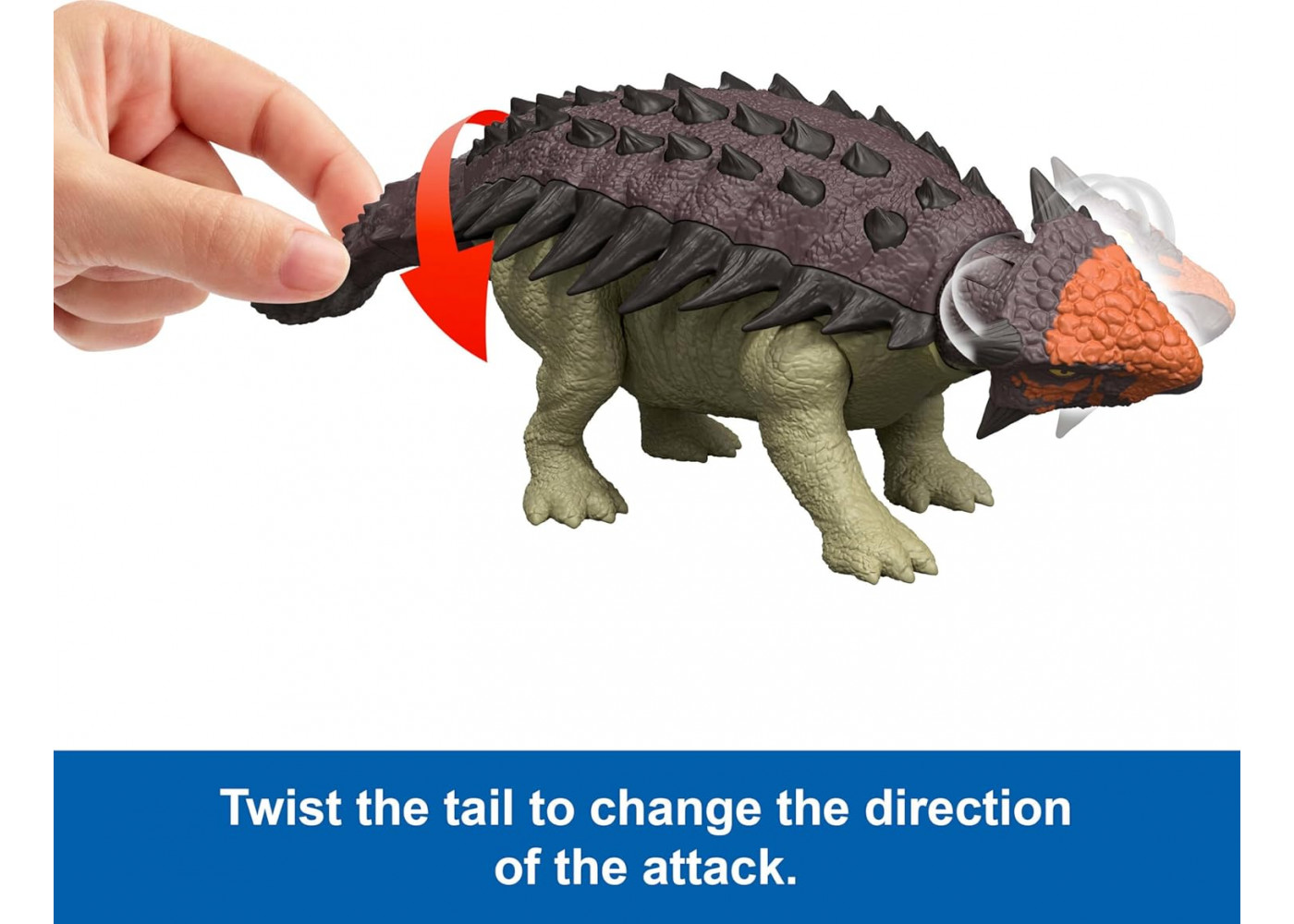 Фигурка Динозавр Анкилозавр Jurassic World Rebirth Collection Ankylosaurus Mattel JGB90