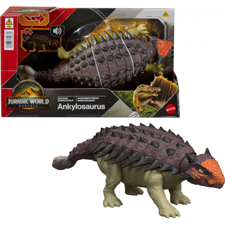 Фигурка Динозавр Анкилозавр Jurassic World Rebirth Collection Ankylosaurus Mattel JGB90