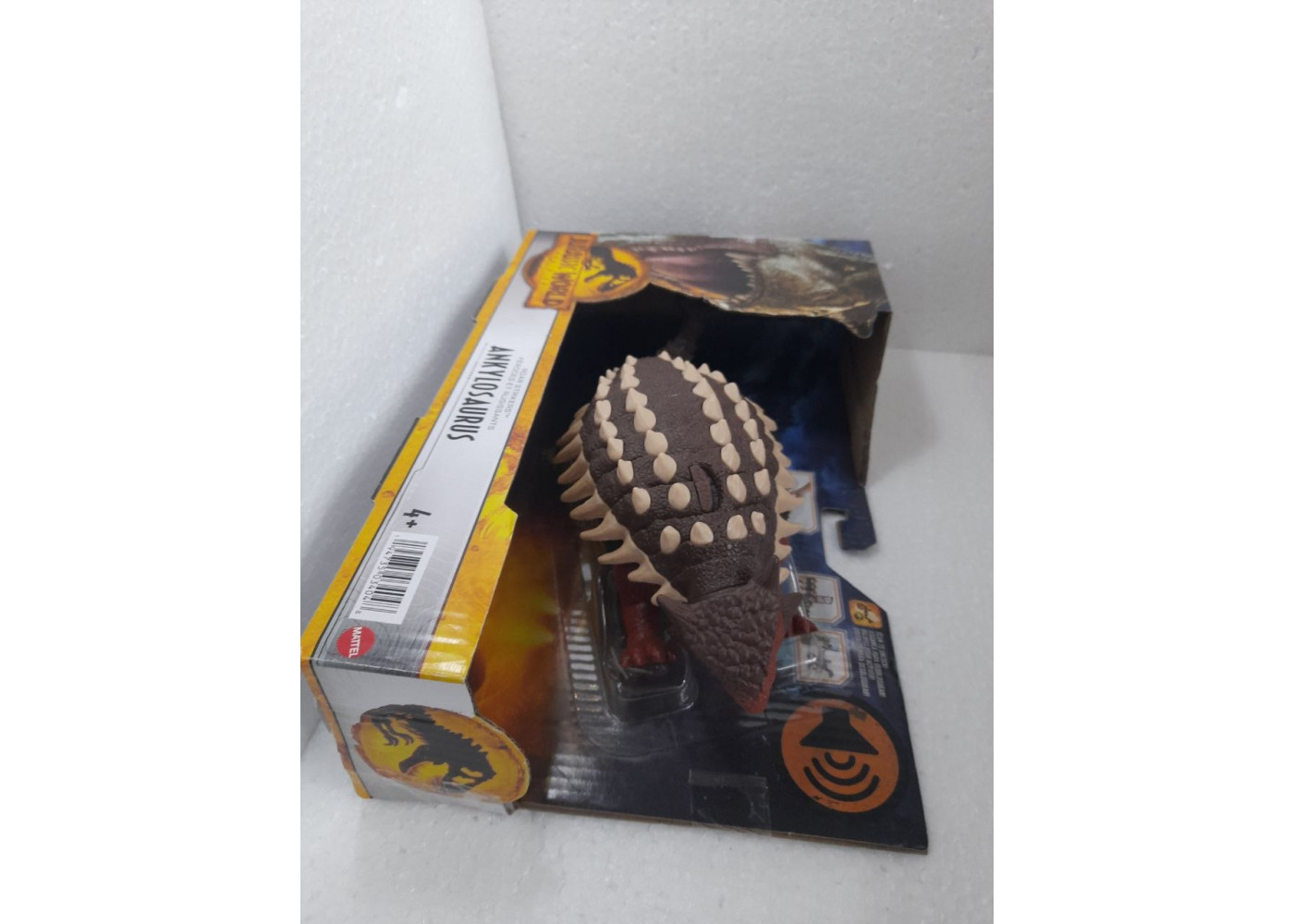 Фігурка Динозавр (Уцінка) Анкілозавр Jurassic World Roar Strikers Ankylosaurus Mattel BHDX36