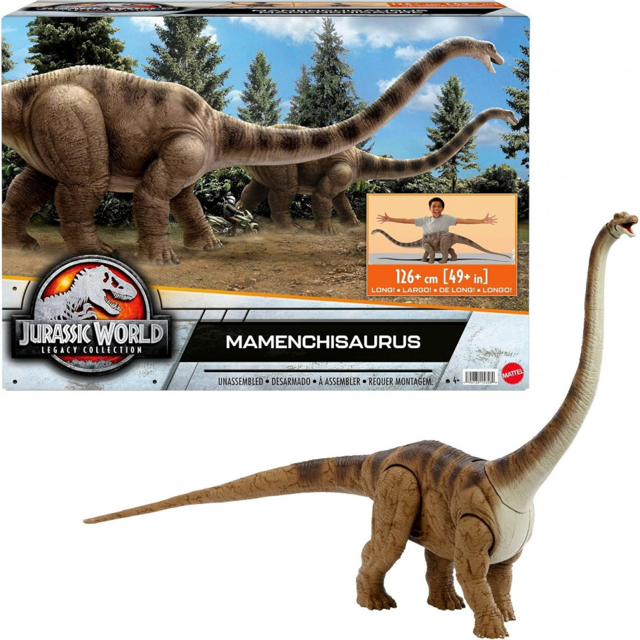 Величезний Динозавр Маменчізавр 126 см Jurassic World Legacy Collection Mamenchisaurus Mattel HNY79