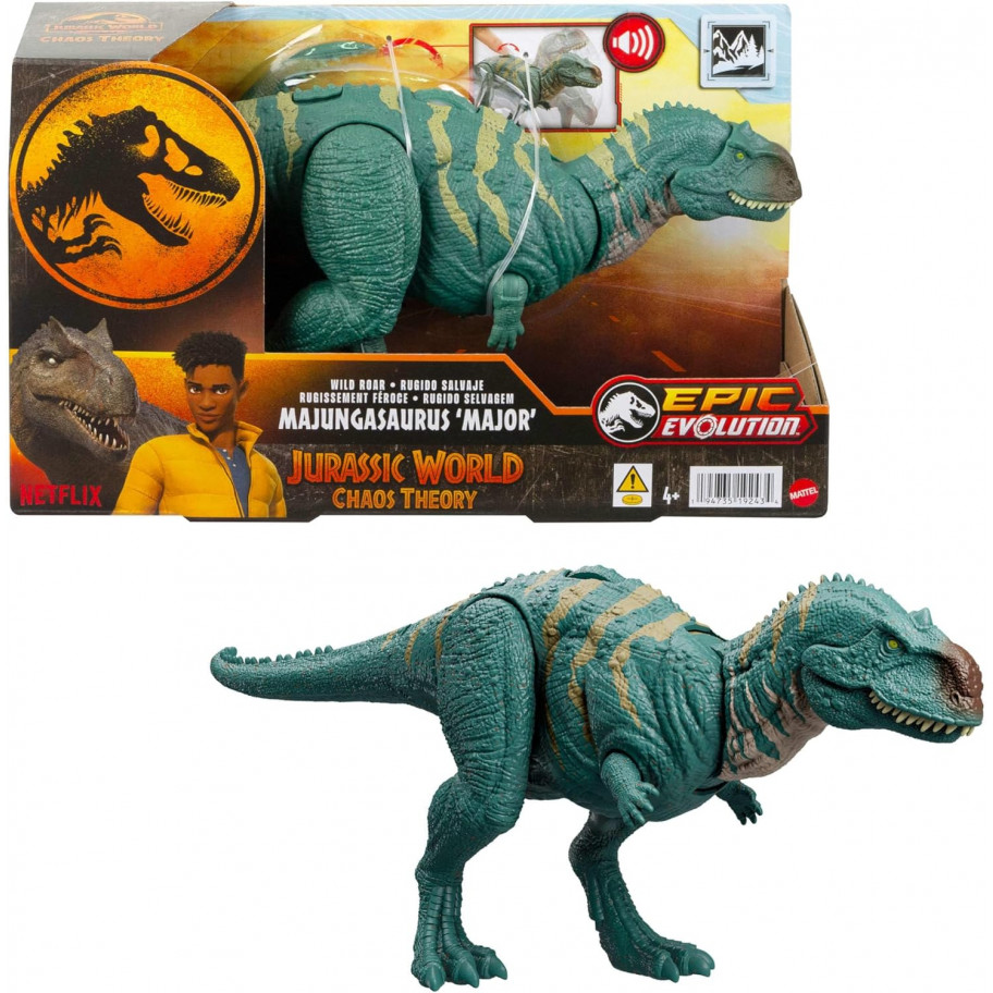 Фигурка Динозавр Майюнгазавр со Звуком Jurassic World Majungasaurus Mattel HTK76