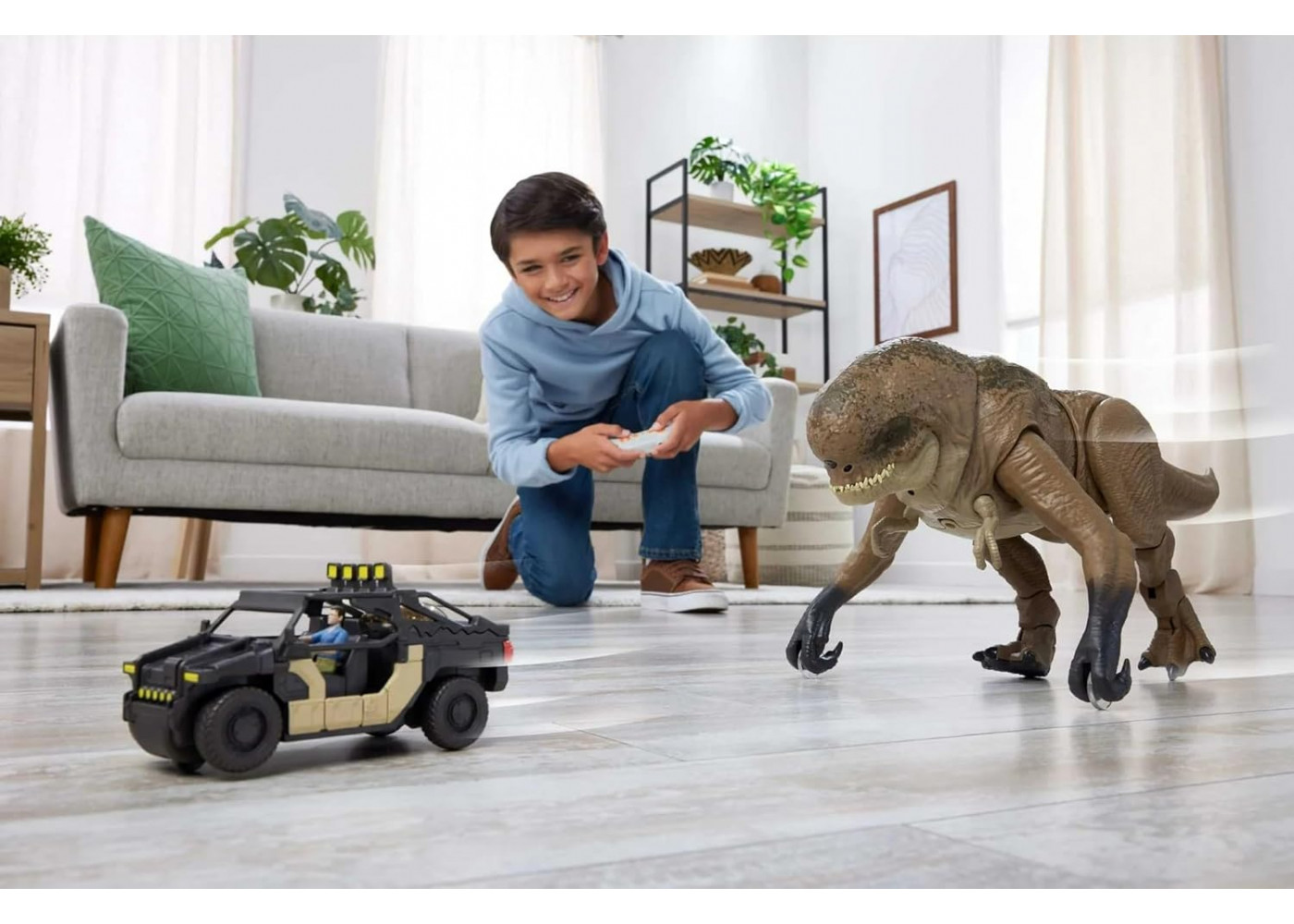 Динозавр Дистортус Рекс Гонитва та Атака на Пульті Jurassic World Distortus Rex Track'N Chomp Mattel JGB65