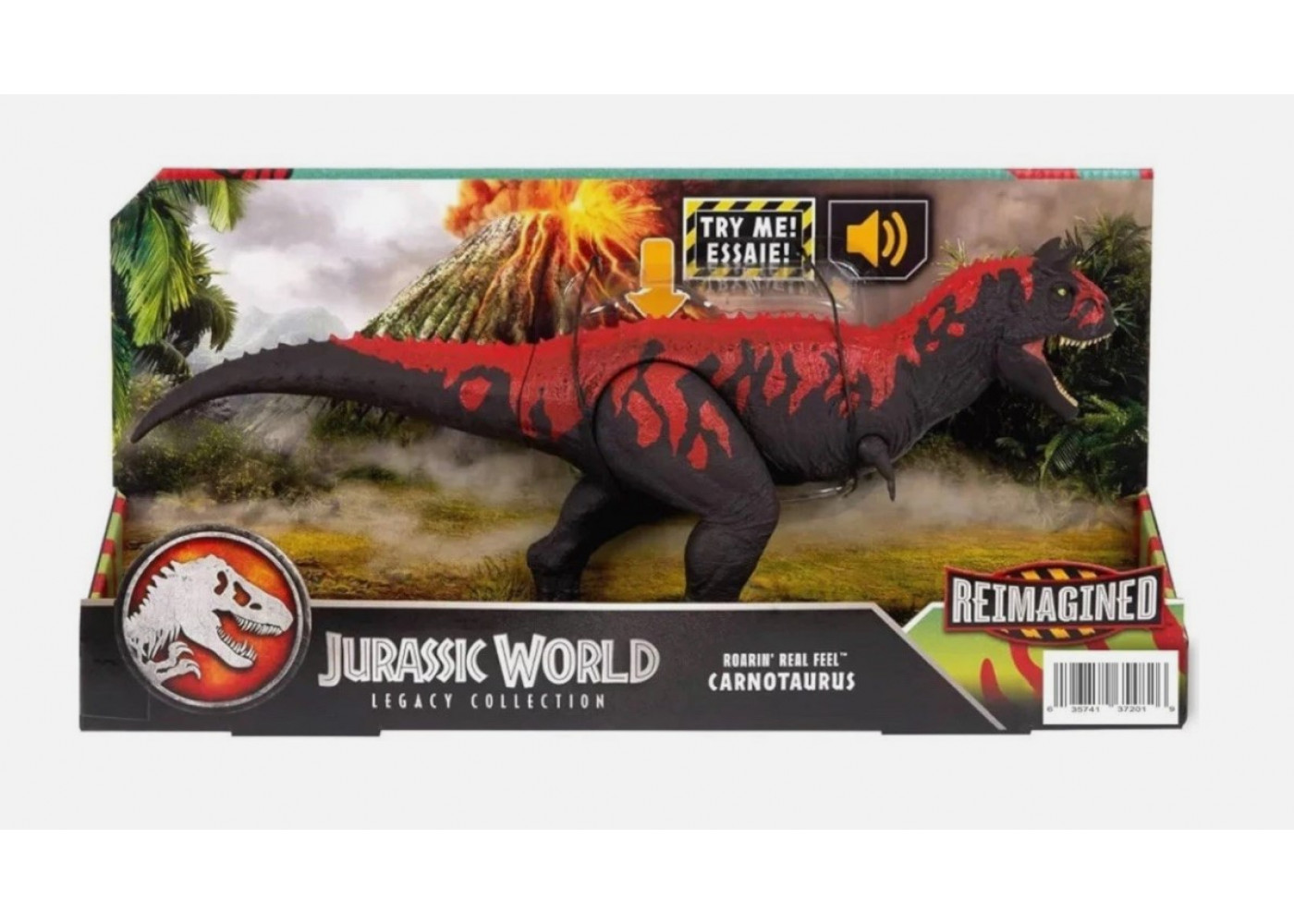 Фигурка Динозавр Карнотавр Jurassic World Legacy Collection Reimagined Real Feel Carnotaurus Mattel JCG20