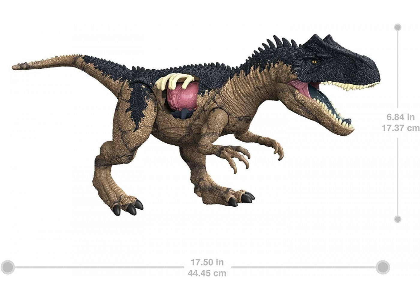 Фигурка Динозавр Аллозавр 45 см со звуком Jurassic World Allosaurus Extreme Damage Mattel HFK06