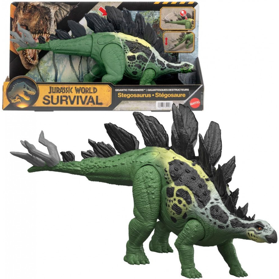 Динозавр Стегозавр 35 см Світ Юрського Періоду Виживання Jurassic World Survival Stegosaurus Mattel JKL85