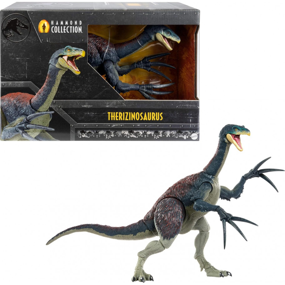 Фігурка Динозавр Теризинозавр 43 см Jurassic World Hammond Collection Therizinosaurus Mattel HXP73