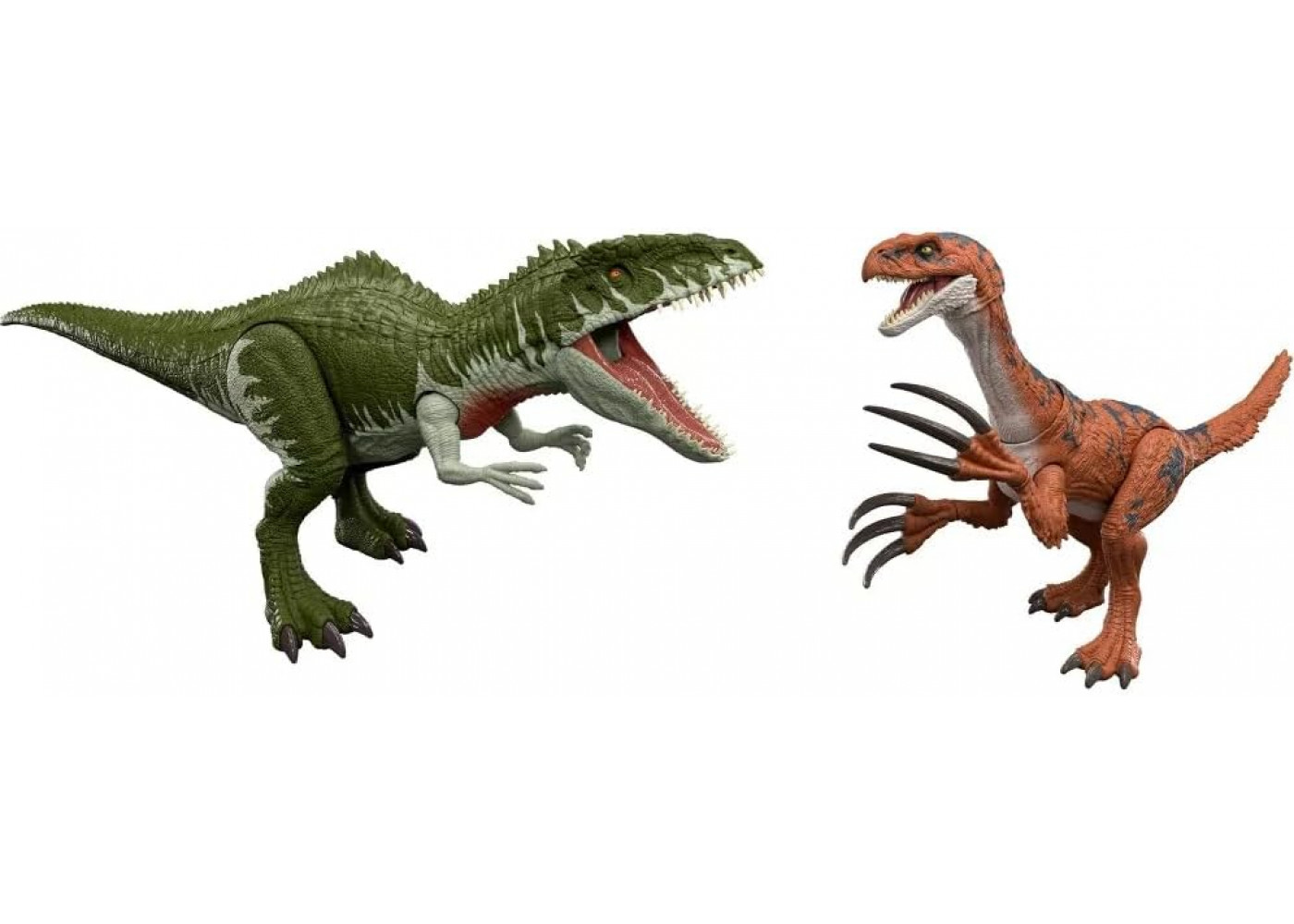 Динозаври Теризинозавр проти Гіганотозавра Jurassic World Giganotosaurus vs Therizinosaurus Mattel JGB63