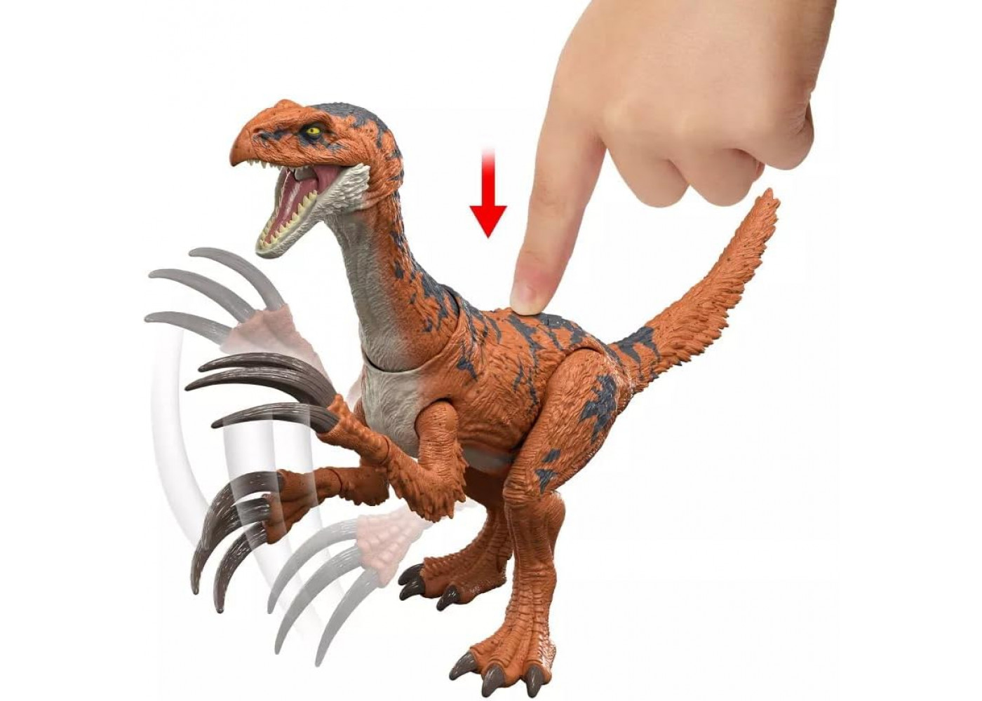 Динозаври Теризинозавр проти Гіганотозавра Jurassic World Giganotosaurus vs Therizinosaurus Mattel JGB63