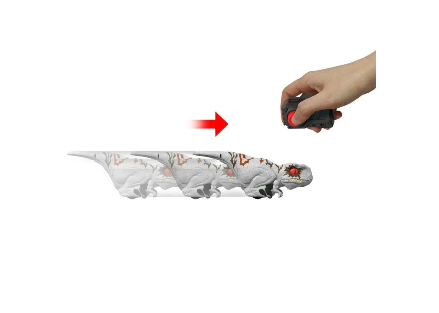 Фігурка Динозавр на пульті Атроцираптор Jurassic World Atrociraptor Click Tracker Mattel HBD54