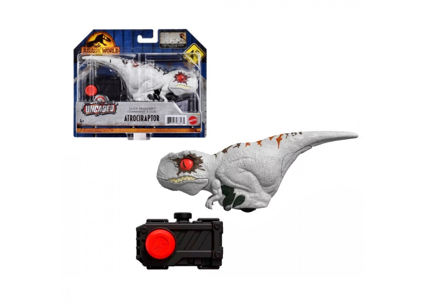 Фігурка Динозавр на пульті Атроцираптор Jurassic World Atrociraptor Click Tracker Mattel HBD54