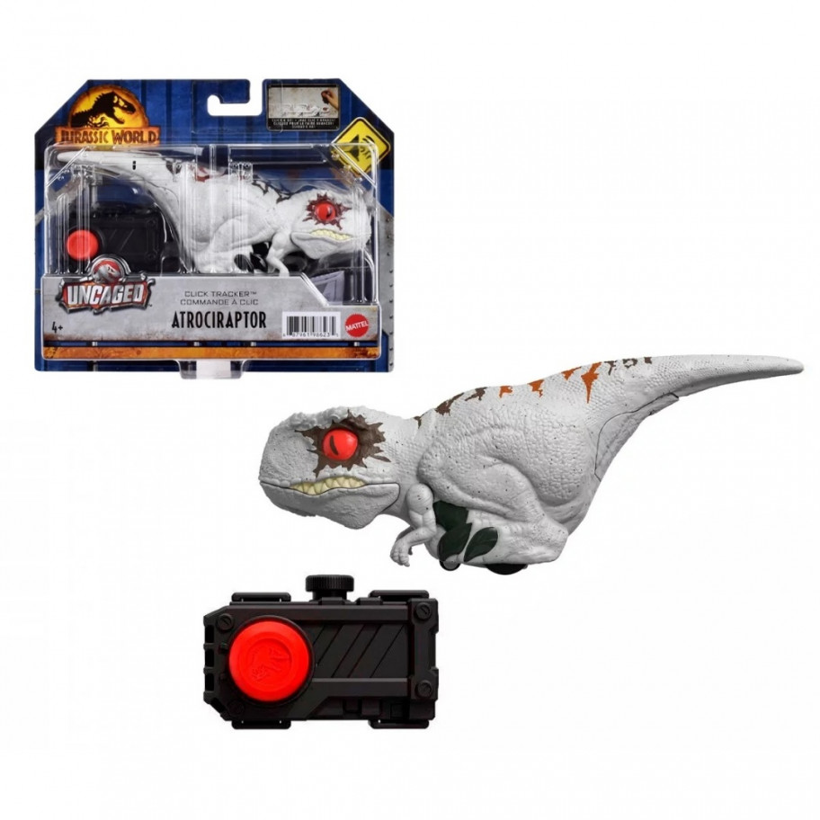 Фігурка Динозавр на пульті Атроцираптор Jurassic World Atrociraptor Click Tracker Mattel HBD54