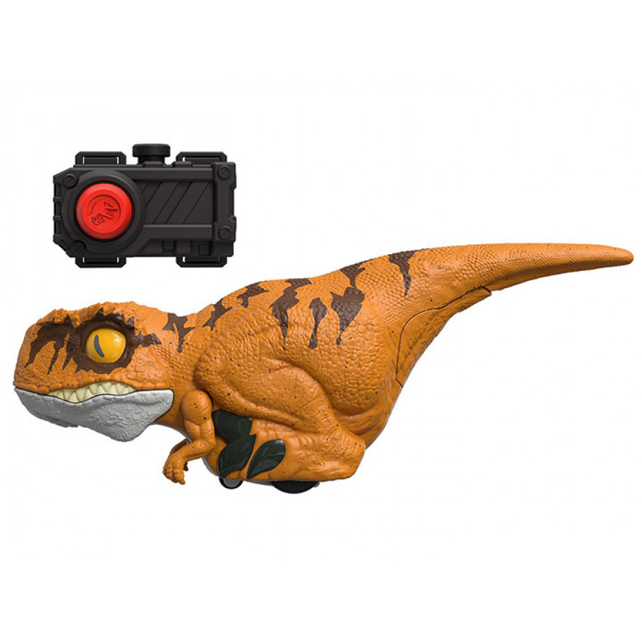 Фігурка Динозавр на пульті Атроцираптор Тигр Jurassic World Atrociraptor Tiger Click Tracker Mattel HBD53