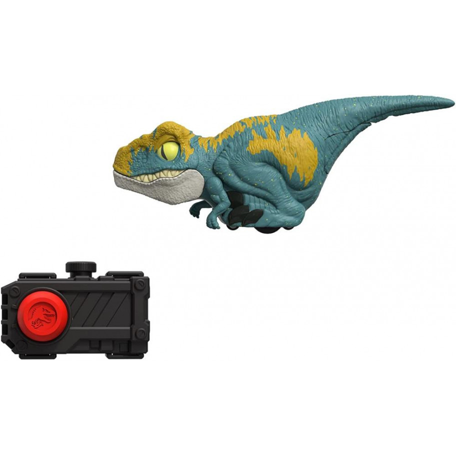 Фігурка Динозавр на пульті Велоцираптор Jurassic World Velociraptor Click Tracker Mattel GYN39
