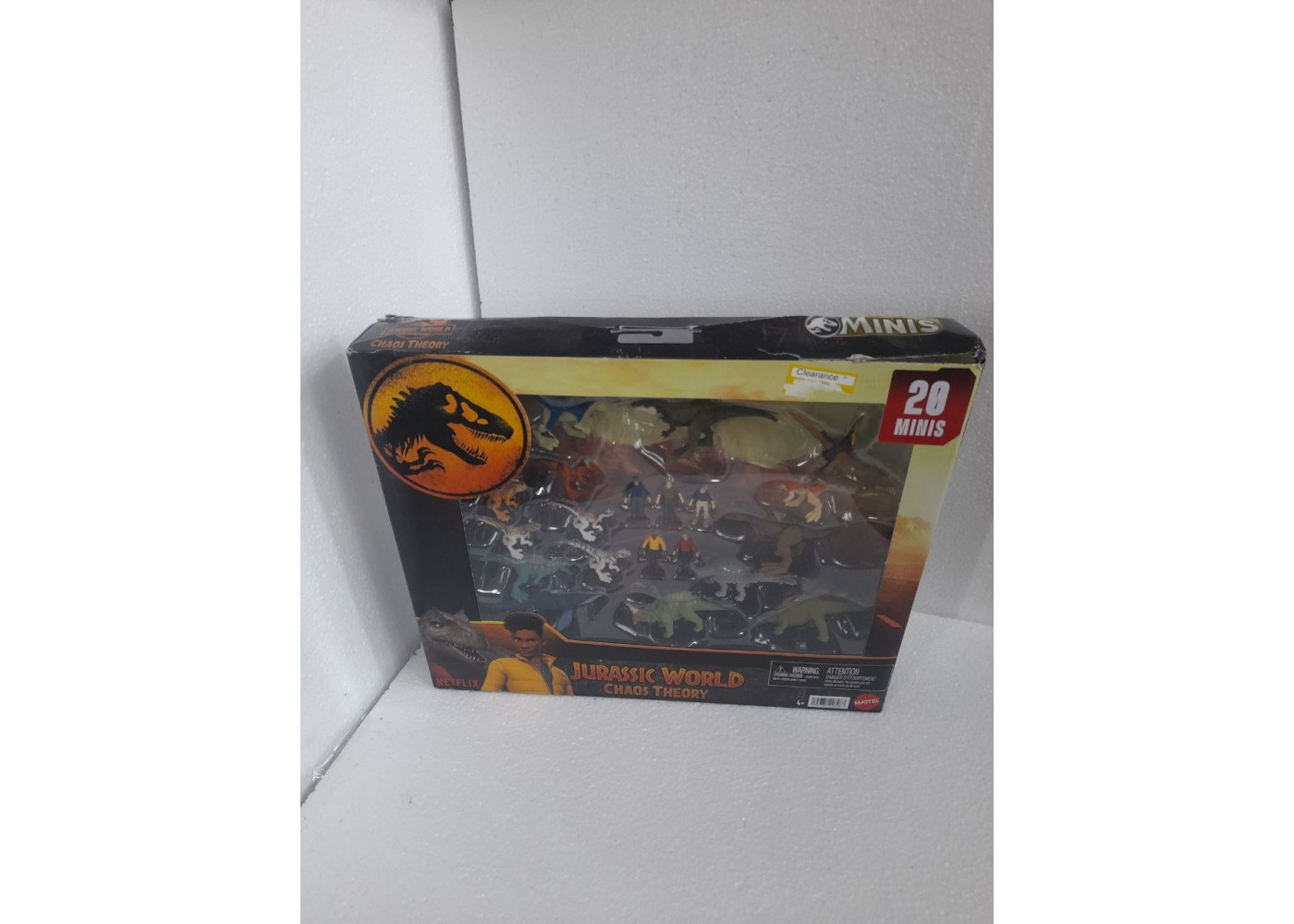 Набір 20 Міні-Фігурок (Уцінка) Дінозаврів Теорія Хаосу Jurassic World Chaos Theory Mattel BHXF58