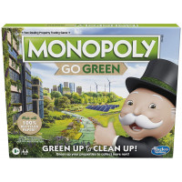 Настольная Игра Эко Монополия Грин на Английском Языке Monopoly Go Green Hasbro E9348