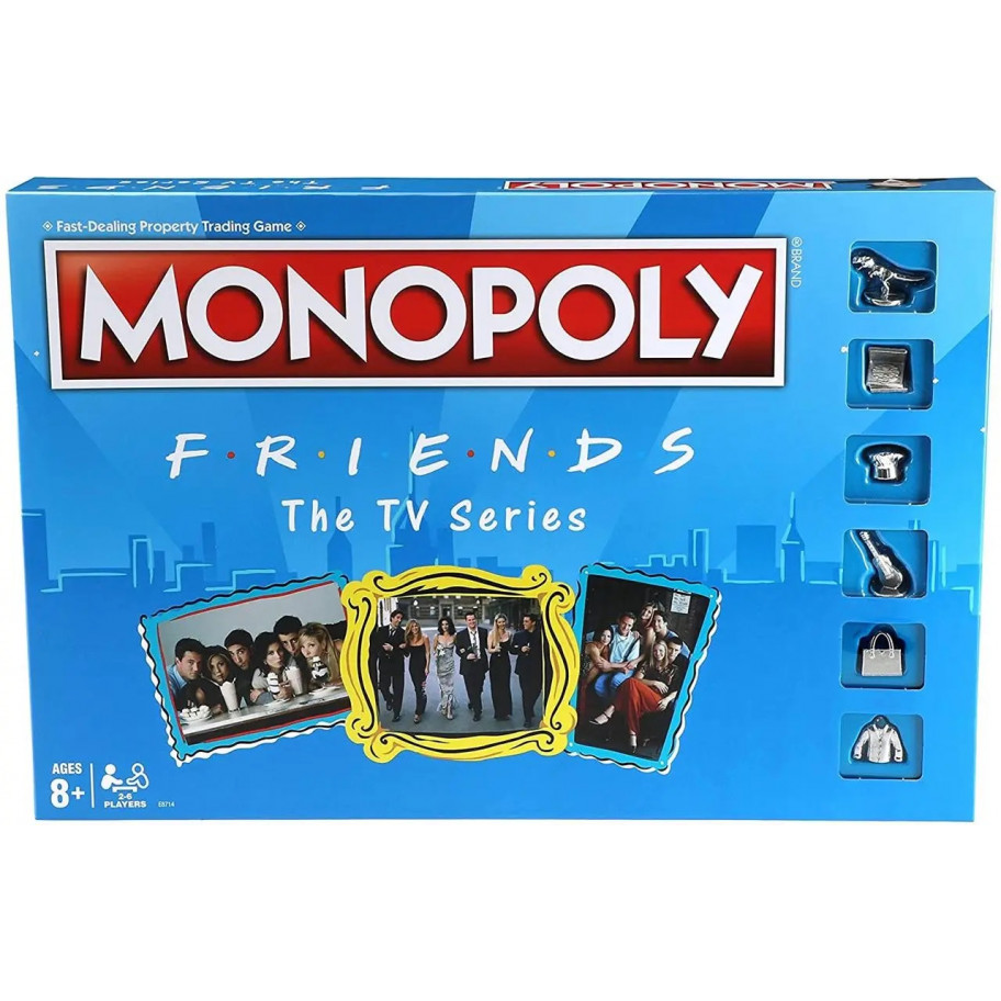 Настільна Гра (примʼята коробка)  Монополія Друзі Monopoly Friends The Series Hasbro BE8714