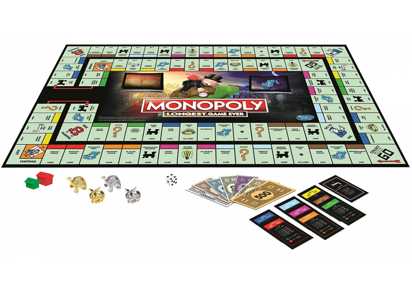 Купить Настольная Игра Монополия 2 Круга Поля на Английском Языке Monopoly  Longest Game Ever Hasbro E8915 по цене 1 130 грн. от производителя