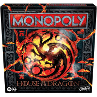 Монополия (примята коробка) Дом Драконов на английском языке Monopoly House of the Dragon Hasbro BF9770