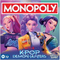 Монополія Кейпоп Мисливці на Демонів Англійською Monopoly K-Pop Demon Hunters Hasbro G4601