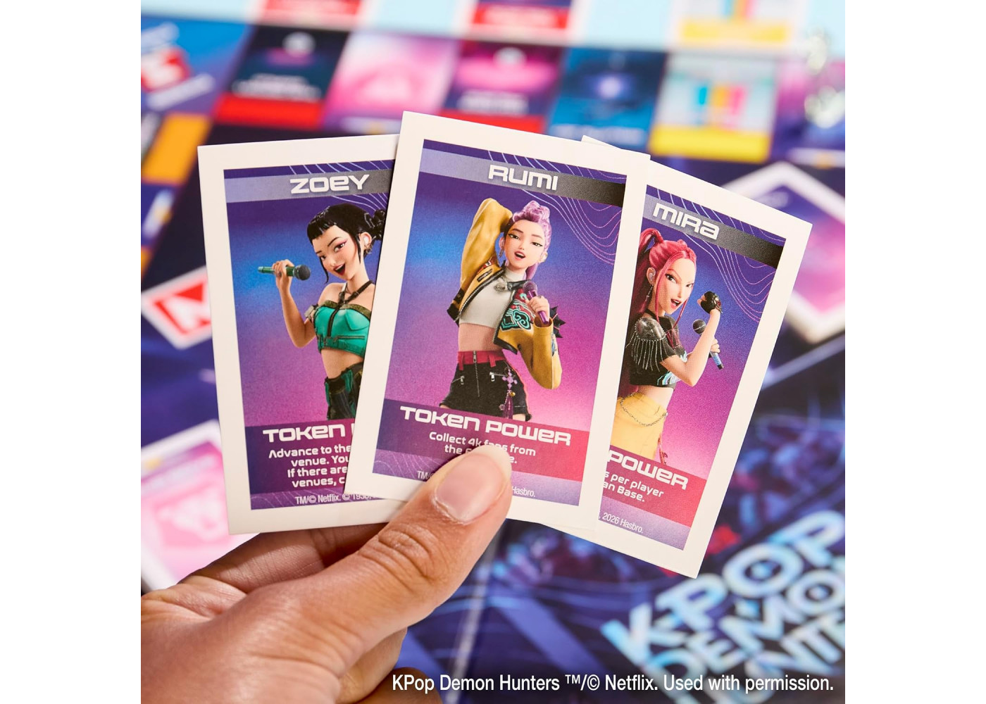 Монополія Кейпоп Мисливці на Демонів Англійською Monopoly K-Pop Demon Hunters Hasbro G4601