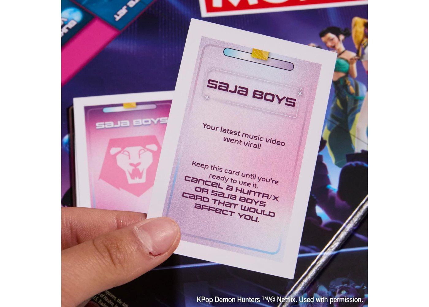 Монополія Кейпоп Мисливці на Демонів Англійською Monopoly K-Pop Demon Hunters Hasbro G4601