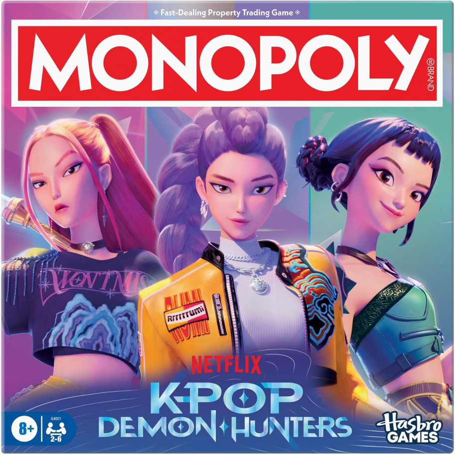 Монополія Кейпоп Мисливці на Демонів Англійською Monopoly K-Pop Demon Hunters Hasbro G4601