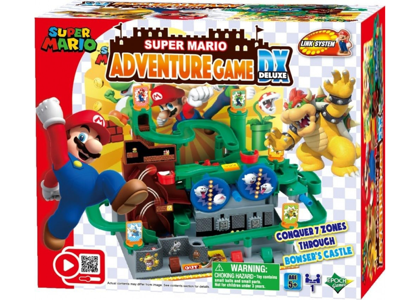 Настільна Гра Супер Маріо Замок Боузера Super Mario Adventure Game DX Deluxe Epoch Games 73773