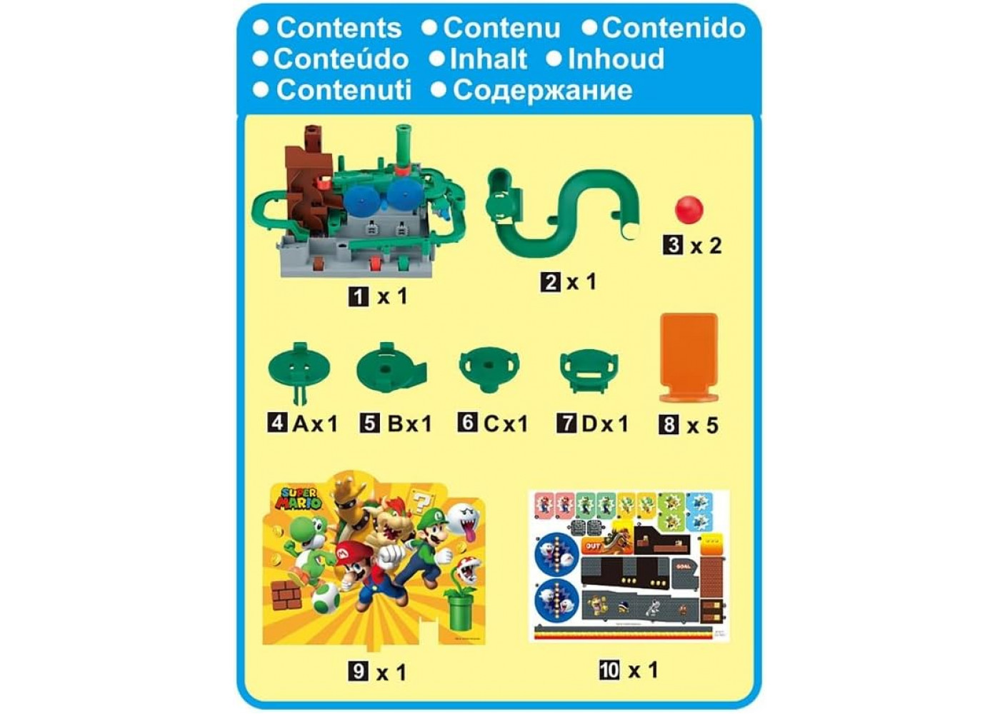 Настільна Гра Супер Маріо Замок Боузера Super Mario Adventure Game DX Deluxe Epoch Games 73773